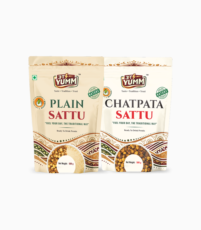 Plain & Chatpata Sattu